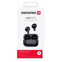 Swissten Tws Mini Pods Bluetooth Stereo Austiņas ar Mikrofonu  54200100 8595217478831