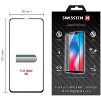 Swissten Ultra Durable Full glue / Face Tempered Glass Aizsargstikls Apple iPhone 14 Pro Melns  64701910 8595217480278