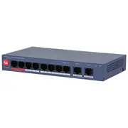 Switch Dahua Dh-Cs4010-8Et2Gt-110 layer L2 8Xrj-45 ports Rj-45 Ports Type Fast Ethernet 10/100 2Xgigabit Copper quantity 8Xpower over Poe Total Power budget 110 W Cs4010-8Et2Gt-1  Cs4010-8Et2Gt-110