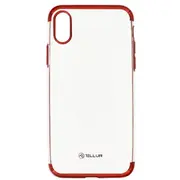 Tellur Cover Silicone Electroplated for iPhone X/Xs red  T-Mlx38453 5949087925835