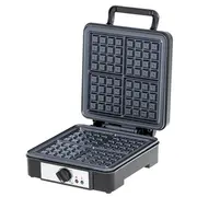 Tosters Adler  Waffle Maker Ad 3049 1200 W, Number of pastry 4, Belgium, Black 5903887802970