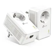 Tp-Link Av1000 Gigabit Passthrough Powerline Starter Kit  Tl-Pa7017P 6935364089078