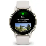 Viedpulksteni Garmin  Smartwatch Vivoactive 5/Ivory/Gold 010-02862-11 753759324919