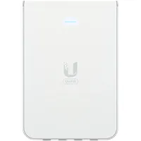 Unifi6 In-Wall. Wall-Mounted Wifi 6 access point with a built-in Poe switch.  U6-Iw 810010077493