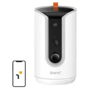 Arenti Petcam 2K Wifi divjoslu dzīvnieku kamera ar kārumu dozatoru  Petcam1T 6974935720835