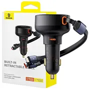 Auto lādētājs Baseus Enjoyment 60W Black  C00057802111-00 6932172641641