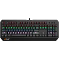 Canyon Hazard Gk-6, Wired multimedia gaming keyboard with lighting effect, 108Pcs rainbow Led, Numbers 104Keys, En double injection layout, cable length 1.8M, 450.5163.742Mm, 0.90Kg, color black  Cnd-Skb6-Us 5291485004910