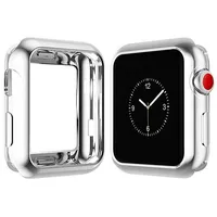 Dux Ducis Premium Silikona Maciņš Priekš Apple Watch 4 40 mm Sudraba  Dāvana Dux-Du-Aw40-Si 6934913083628