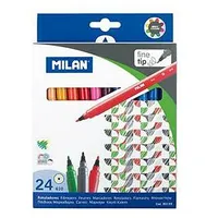 Flomāsteri 24 krāsas d2mm fine tip,  Milan Mil80159