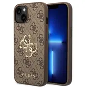 Guess 4G Big Metal Logo Back Case Aizsargapvalks Priekš Apple iPhone 15  Guhcp15S4Gmgbr 3666339171506
