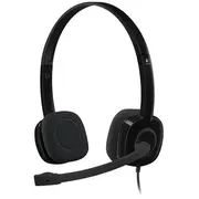 Headset Stereo H151/Black 981-000589 Logitech  5099206057333