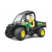 John Deere Gator 855 ar cilvēku/vadītāju 02490  4001702024901