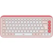 Klaviatūra Logitech Pop Icon Keys Off White Rose Us  920-013073 5099206127548