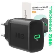 Lādētājs Greencell Powersource Solo30 30W Black  Charb-Gc-30C-B 5904326375888