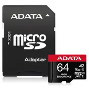 Atmiņas karte Adata High Endurance microSDXC 64Gb Uhs-I  Ausdx64Gui3V30Sha2-Ra1 4710273772141