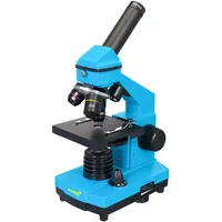 Mikroskops ar Eksperimentālo Komplektu K50 Levenhuk Rainbow 2L Plus Debeszilā Krāsā 64X -  69068 5905555007090