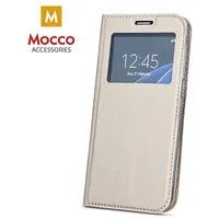 Mocco Smart Look Magnet Book Case Grāmatveida Maks Ar Lodziņu Telefonam Huawei Mate 20 Pro Zeltains  Mc-Smw-Hu-Mate20Pro-Go 4752168053065