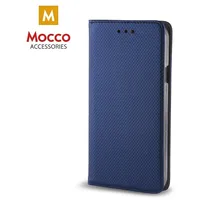 Mocco Smart Magnet Book Case Grāmatveida Maks Telefonam Huawei Honor 5X Zils  Mc-Mag-Hua-Ho5X-Bl 4752168043998