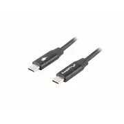 Monitoru piederums Lanberg  Usb-C 2.0 Cable, Quick Charge 4.0 Ca-Cmcm-40Cu-0018-Bk Usb Type-C to 1.8 m 5901969429091