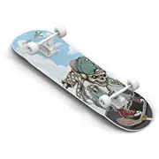 Muuwmi Skateboard skrituļdēlis, Abec 5, Skull  Au 540 4260341185408