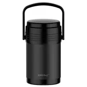 Pārtikas termoss, tērauds, melns 1,5L Kinghoff,  Kh 1396 5908287213968