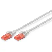 Parveidotājs Digitus  Cat 6 U/Utp Patch cord Length 20 m Grey Dk-1617-200 4016032388173