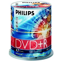 Philips DvdR 4.7Gb Cake Box 100  Dr4S6B00F/00 8710895922357