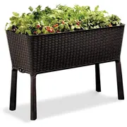 Puķu pods Easy Grow Rattan Waves brūns  29194592590 7290005559822