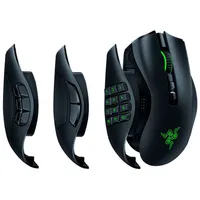 Razer  Naga Pro Black Wireless Bluetooth Rgb Gaming Optical Mouse with Led light and 20 buttons 8886419333043