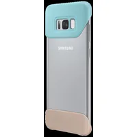 Samsung Ef-Mg955Cmegww 2 Piece Oriģināls Aizmugures Maks No Divam Daļam priekš G955 Galaxy S8 Plus Zils / Brūns  8806088687223