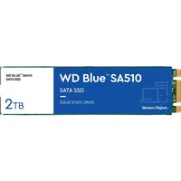 Ssd Western Digital Blue Sa510 2Tb Sata 3.0 3D Nand Write speed 520 Mbytes/Sec Read 560 M.2 Tbw 500 Tb Mtbf 1750000 hours Wds200T3B0B  718037884684