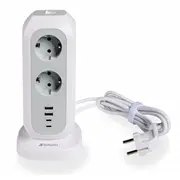 Strāvas pagarinātājs Verbatim 2M  Eu Socket Tower 15 in 1 49547 023942495475