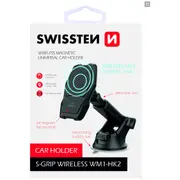 Swissten Wm1-Hk2 Turētājs Ar Wireless Uzlādi  Micro Usb Vads 1.2M 8595217465107