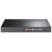 Switch Tp-Link Desktop/Pedestal 16X10Base-T / 100Base-Tx 2X10/100/1000Base-T/Sfp combo Poe ports 16 192 Watts Tl-Sl1218Mp  6935364099824