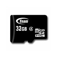 Team Group Memory  flash cards 32Gb Micro Sdhc Class 4 Tusdh32Gcl403