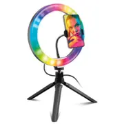 Telefona statīvs Sbs 25Cm Multicolour Led light  Teselfiringclip10Rgb 8018417406997