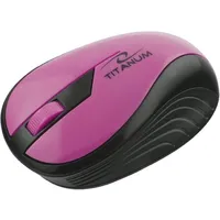 Titanium Tm114P Pink 1000Dpi Optiskā Bezvadu Datorpele  5901299904787