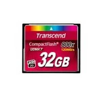 Transcend  
 Premium Compactflash 32Gb 800X Ts32Gcf800 760557830023
