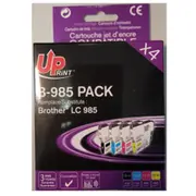 Uprint Brother Lc985 4 Pack Bk / C/ M/ Y  B-985-4Pack-Up 3584770723491