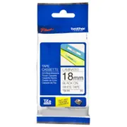 Uzlīmju lente Brother 18Mm Melns uz Balta  tze241 4977766685306