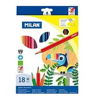 Zīmuļi krāsainie 18 krāsas Milan  Mil07194