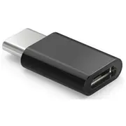 Adapteris Savio Micro Usb - Type-C melns  Ak-31/B 5901986043805