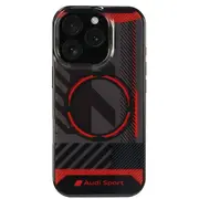 Audi Iml Sport Magsafe Aizsargapvalks Priekš Apple iPhone 16 Pro  Aus-Imlmip16P-Rsq/D2-Bk 6955250227858