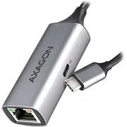 Axagon Ade-Txpd Usb-C Usb3.2 Gen 1 -  Gigabit Ethernet Pd 100W, Switch comp., metal, grey