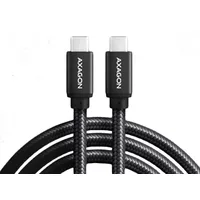 Axagon Data and charging Usb 3.2 Gen1 cable lengh 3 m. Pd 60W, 3A. Black braided.  Bucm3-Cm30Ab 8595247906830