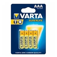 Baterijas Varta Aaa Superlife Zinc Carbon 4 Pack  4008496676187