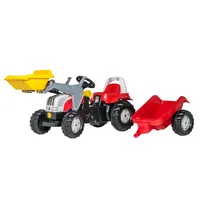 Bērnu traktors ar pedāļiem rollyKid Steyr kausu un  piekabi 2,5-5 gadiem 023936 Vācija