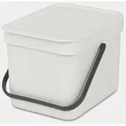 Brabantia aktritumu tvertne Sort Amp Go, 6L, Light Grey  213267 8710755213267