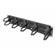 Citas preces Lanberg  19 cable management brush panel 10 rings - type B 2U, black Ak-1204-B 5901969413946