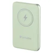 Enerģijas krātuve Verbatim Charge n Go 10000Mah Magnetic Wireless Green 20W  32246V 0023942322467